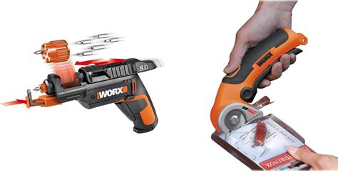 Worx Wx081l Zipsnip Cutting Tool And Wx255l Sd Power Screw Driver