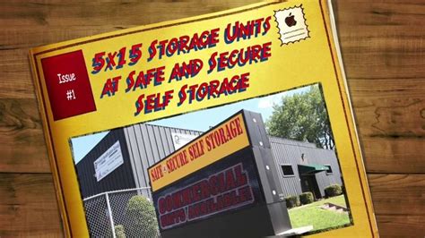 5x15 Storage Units At Safeandsecure Self Storage Free Month