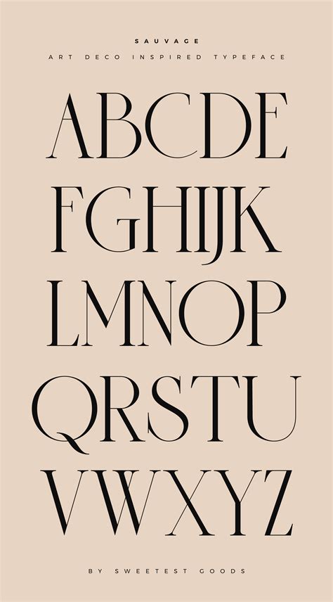 Amazingly Elegant Font Alphabet Of Sauvage A Handcrafted Serif