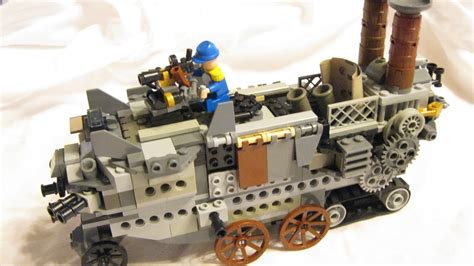 Lego Moc Steampunk Heavy Mortar Tank Youtube