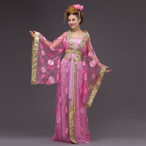 Ancient Hanfu Dress Folk Dance Costume Women Han Dynasty Princess Fairy