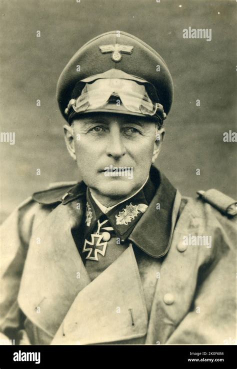 Ww2 German General Der Panzertruppe Leo Freiherr Geyr Von Schweppenburg