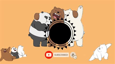 Free Intro We Bare Bears Template No Text No Copyright No Sound Youtube