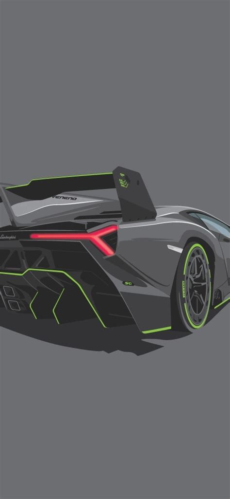 1242x2688 Resolution Lamborghini Veneno Art Iphone Xs Max Wallpaper