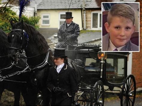 Christian Chandler Crowds Pay Final Respects At 13 Year Old Telford