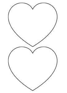 Because each of the three colors can have values from 0 to 255 (256 possible. inimi de decupat - Căutare Google | Heart shapes template ...