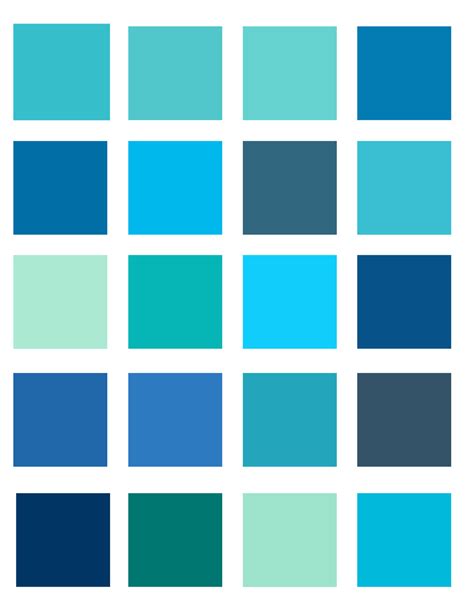 Light Blue Color Palette 2 By Oceanisuna On Deviantart