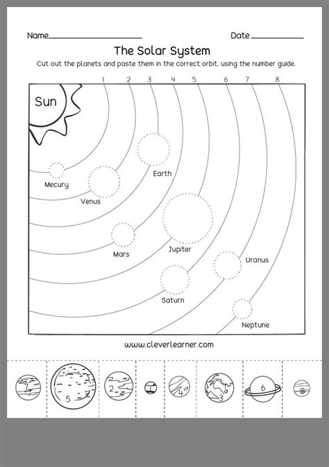 Pin By Penney Maloy On Craftschool Solar System Worksheets Solar