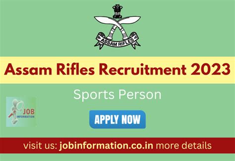 Assam Rifles Sports Quota Recruitment Monthly Salary Up To