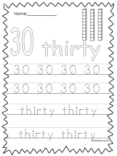 Tracing Numbers 1 10 Worksheet Words Learning Printable Pre K Tracing