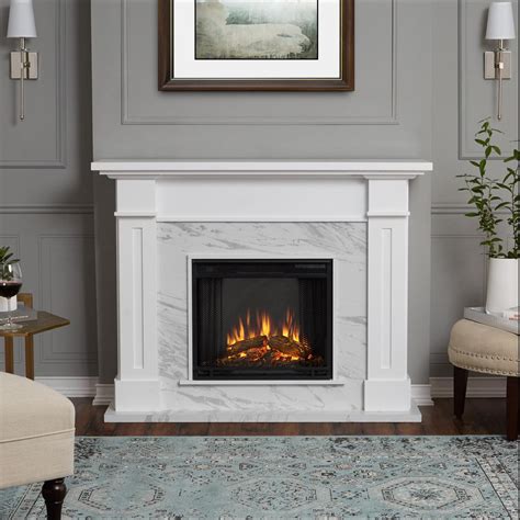 Fireplaces don't have to be traditional! Pictures Of Contemporary White Portable Electric Fireplace ...