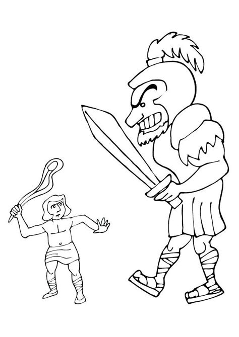 Goliath Coloring Page At GetColorings Com Free Printable Colorings