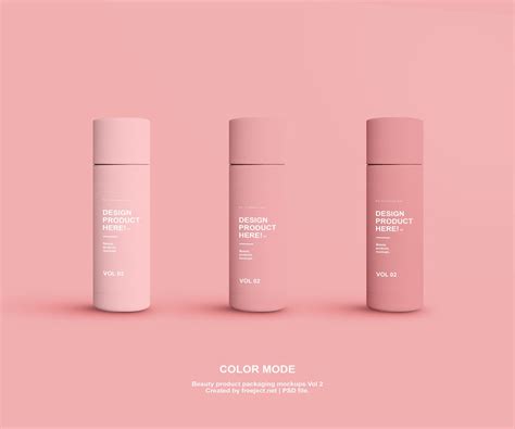 Beauty Product Packaging Mockups Design Vol 2 Psd File