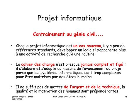 PPT  Cours gestion de projet partie 1 Introduction, concepts et