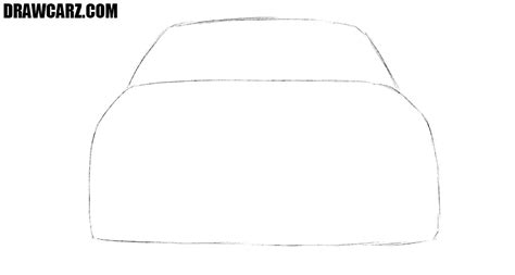 How To Draw A Car From The Front