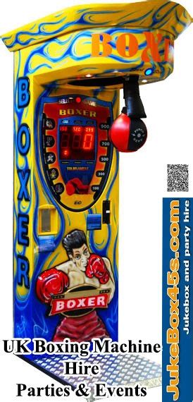 Jukebox45s Leeds Arcade Boxer Boxing Machine Hire