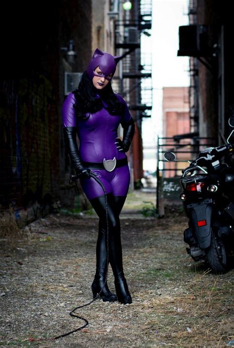 Purple Catwoman Cosplay Costume By NerdySiren Deviantart On