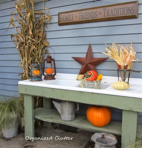Changes To My Fall Potting Bench Organized Clutter