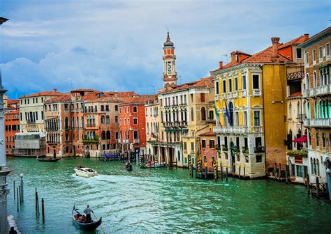Free Photo Venice Italy Gondola Buildings Free Image