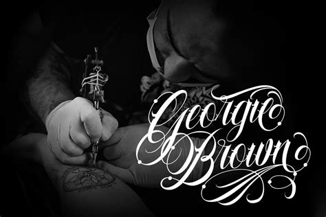 Familia Tattoo Lettering Font 370936 Calligraphy Font Bundles