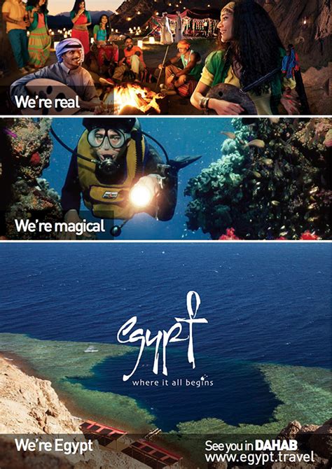 egypt where it all begins campaign ads at magazin behance