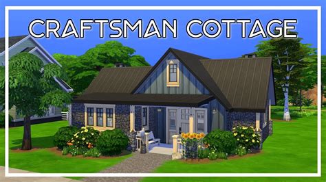 Craftsman Cottage The Sims 4 Speed Build Youtube