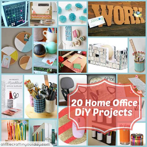 20 Home Office Diy Projects A Little Craft In Your Day