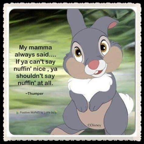 God has protected his anointed. Thumper quote EVERYONE should live by!! | Disney quotes, Pooh quotes, Cute quotes