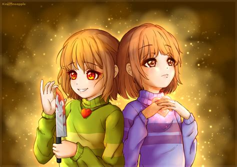 Frisk And Chara 4k Ultra Hd Wallpaper Background Image 4724x3344 Id