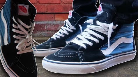 Here you may to know how to bar lace sk8 hi vans. How To Lace Vans Sk8 Hi (3 Ways w/ ON FEET) | BEST ON YOUTUBE! - YouTube