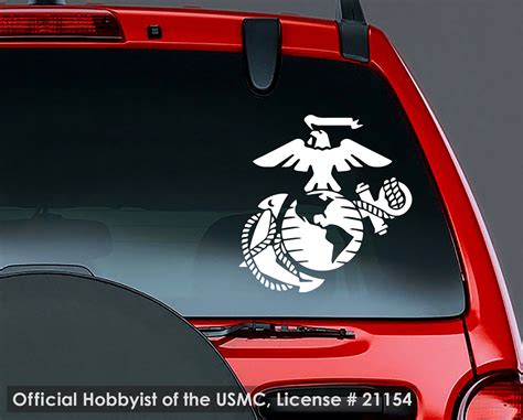 Marines Ega Logo Vinyl Car Decal Eagle Globe Anchor Us Etsy Car