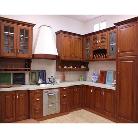Collection by michelle andrea fernando. Teak Wood Kitchen Cabinets, Rs 50000 /unit Shree Kitchens ...