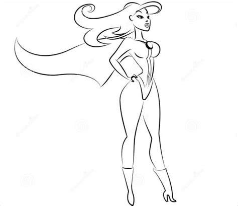 How To Draw A Female Superhero Body Step By Step