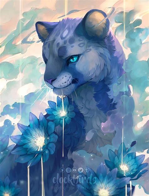 Clarity By Clockbirds Cute Fantasy Creatures Big Cats Art Mythical