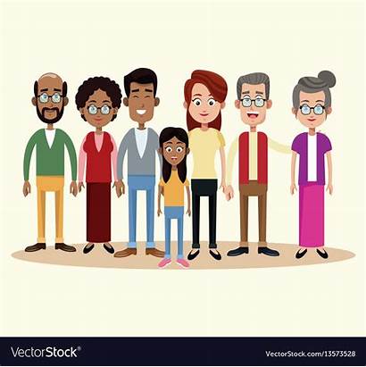 Multicultural Clip Different Illustration Vector Clipart Royalty
