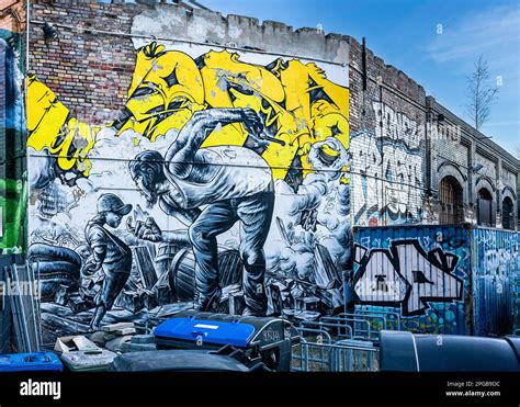 Graffiti Reichsbahnausbesserungswerk Raw Friedrichshain Berlin