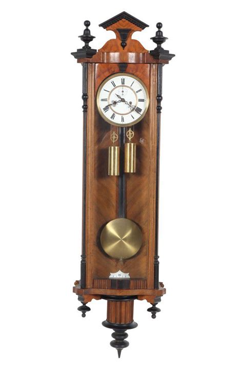 German Walnut Wall Clock Late 19th Century Clocks Wall Horology Clocks And Watches