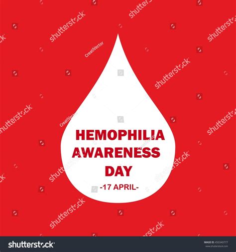 World Hemophilia Day Campaign Design Template Stock Vector Royalty Free Shutterstock