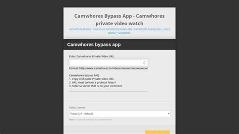Camwhores Bypass Telegraph