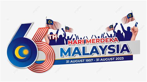 Gambar Hari Kemerdekaan Malaysia 66 Tahun 2023 Vektor Hari Kemerdekaan
