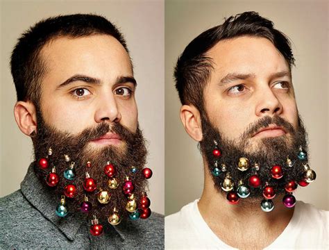 Holen sie sich in weihnachtsstimmung mit diesen 10 fabelhaften farben der weihnachtshaarfarbe! Funny Christmas Beard Decoration & Men's Hairstyles ...