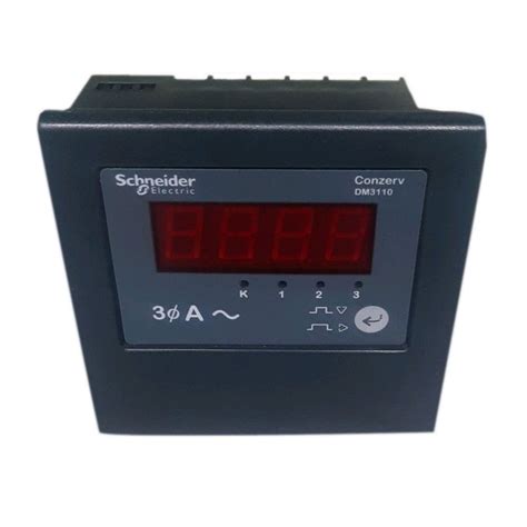 Single Schneider Conzerv DM3110 Ampere Energy Meter At Rs 3500 Piece In