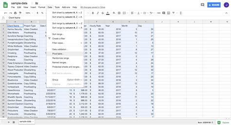 Excel Pivot Table Cheat Sheet Printable