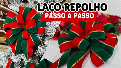 Como Fazer LaÇos Para Árvore De Natal LaÇo Repolho Passo A Passo Natal2024 Laço Youtube