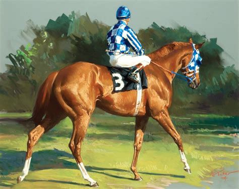 View Paintings From The Lexington Kentucky Artist Secretariat Horse