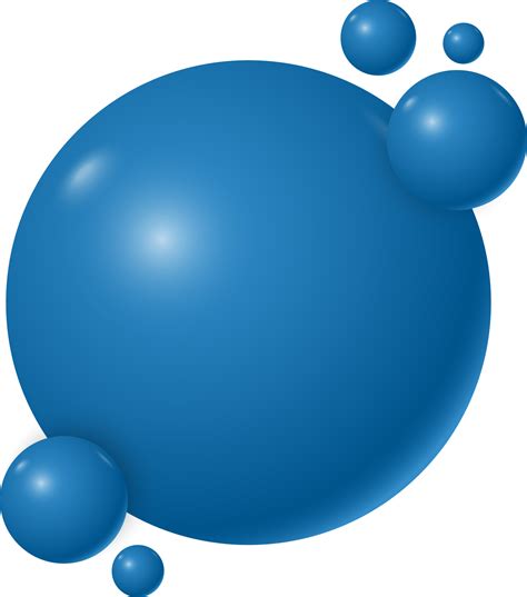 3d Blue Sphere 18107391 Png