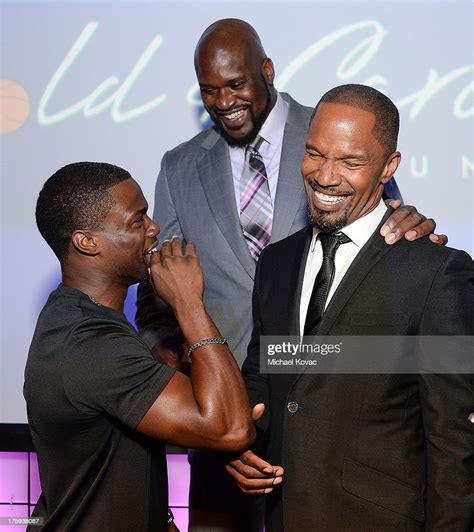 Kevin Hart Shaquille Oneal And Jamie Foxx Attend 13th Annual Harold