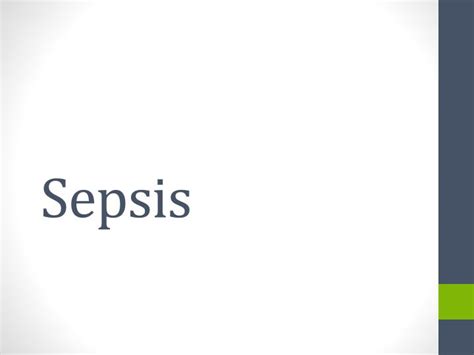Ppt Sepsis Powerpoint Presentation Free Download Id2231253