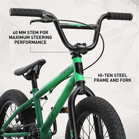 Mongoose Legion Freestyle Sidewalk Bmx Bike For Kids Children And