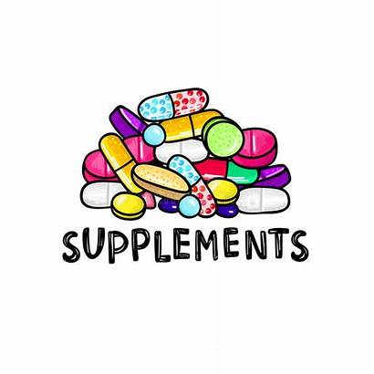 Supplements Clip Clipart Illustrations Dietary Capsules Pills